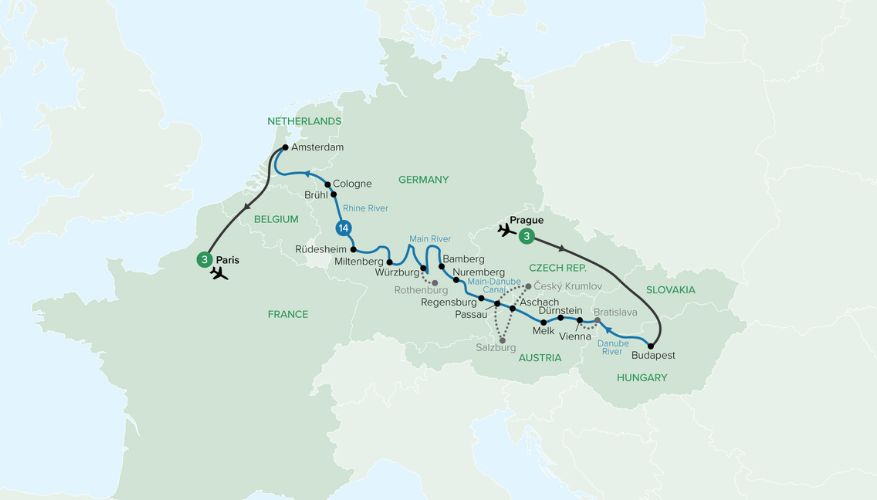 European Gems with Prague and Paris